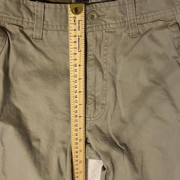 Old Navy Khaki Pants Mens Size 30 X 32 Brown Twill Straight Leg Classic - Picture 8 of 16